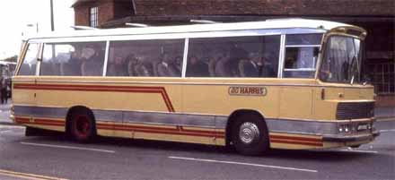 Duple Commander IV of Go Harris ex South Midland on Bristol LH6L